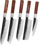 HARAHU KI-38082 konyhakés készlet - 5db/Barna KP38082