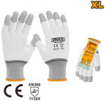 INGCO Munkakesztyű (szerelőkesztyű), PU mártott (Méret: XL) (HGPUG02)