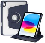  CRYSTAL FLEXI 2 az 1-ben Flip tok Apple iPad 2025 / iPad 2022 sötétkékhez