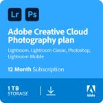 Adobe Creative Cloud Photography Plan 1 TB 1 an (30009762)