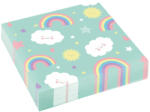 Amscan Szalvéták - Szivárvány és felhő 33 x 33 cm