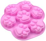 Nunbell Szilikon Sütőforma - Mancs Mintás Jutifalat Készítő , 7 Részes