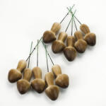  Erdei gomba - sötétbarna 5, 3x2, 5cm 5db/cs 7679SBAR