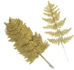  Páfránylevél csillámos arany 10db/csomag - papelito