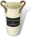  Bádog váza 12x20cm