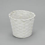  Bambusz kaspó fehér 16cm 4125