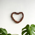  Szívkoszorú barna 15cm - papelito