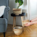  Gyékény kaspó szett kétszínű 3db/szett