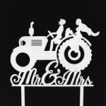  7683 40 Esküvői tortadísz fehér - kosarbolt