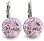 APHRODITÉ kapcsos fülbevaló (light amethyst 12 mm-es) (2025022005)