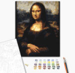 Alkotásutca Mona Lisa - Pixelart - Számfestő készlet kereten 40x50