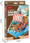  3D kicsi puzzle: Sailing Ship - vitorláshajó