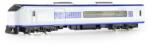 Rappa Locomotivă mini metalică albă (RP232266) Trenulet