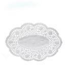 WIMEX Dekoratív csipke (PAP) ovális fehér 22 x 15 cm [500 db]