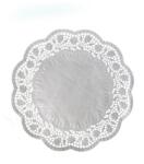 WIMEX Dekoratív csipke (PAP) kerek fehér Ø26cm [100 db]
