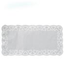 WIMEX Dekoratív csipke (PAP) négyzet fehér 40 x 20 cm [6 db]