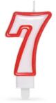 WIMEX Számgyertya állvánnyal "7" 75mm [1 db]