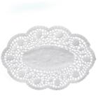 WIMEX Dekoratív csipke (PAP) ovális fehér 36 x 28 cm [100 db]