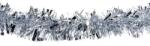 WIMEX Dekoratív girland (PET) ezüst Ø11cm x 2m [1 db]