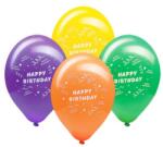 WIMEX Felfújható lufi "BOLDOG SZÜLETÉSNAPOT" színmix Ø25cm `M` [100 db]