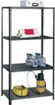 Hobbytools. ro Raft metalic depozitare cu 4 polite zincate 1000x500x2000 mm max. 85 kg/polita, montaj cu suruburi, gri (HOBH8613485) Raft