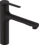 Hansgrohe Zesis M33, karos konyhai csaptelep 160, kihúzható zuhany, 2jet, sBox, fekete matt, HAN-74823670 (HAN-74823670)