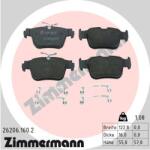 ZIMMERMANN set placute frana, frana disc ZIMMERMANN 26206.160. 2 (26206.160.2)