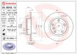 BREMBO Disc frana BREMBO 08. B649.11 (08.B649.11)