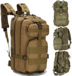 Malatec Taktikai katonai hátizsák, 35 L, barna, 45x25x23 cm