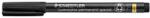 STAEDTLER Alkoholos marker, 0, 6 mm, F, STAEDTLER "Lumocolor Special 319", fekete (319 F-9) - mystock