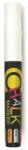 FlexOffice Krétamarker, 2, 5 mm, FLEXOFFICE "Chalkmarker", fehér (FO-CM01W)