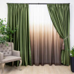 Hiko Draperie Hiko Comfy catifea khaky, cu rejansa, 1 bucata (100003230)