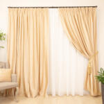 Hiko Draperie Hiko Comfy catifea piersica, cu rejansa, 1 bucata (100003373)