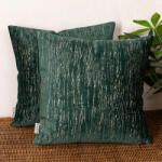 Hiko Set 2 perne decorative cu fata detasabila Hiko Comfy New Imperial catifea imprimata verde intens/gold (100004361)