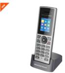 Grandstream DECT kézibeszélő DP722, 1, 8" TFT sávos kijelző, 3, 5 mm-es jack, Micro-USB, 3 utas audio konf. DP722