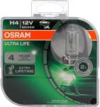 OSRAM Ultra Life H4 autó izzó kétdarabos csomag (OS 64193UL)