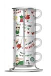 Bialetti Cappuccino Cup set Bialetti 4 pcs patterned (30002549)