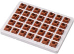  Keychron Gateron Cap Gold Brown switch set (35db) (Z74) - tech-heaven