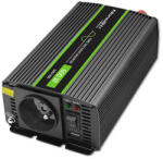 Qoltec Inverter Qoltec 12V 300W/600W SINUS -1 x usb - szemes sarus kábellel