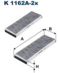 FILTRON Filtru, aer habitaclu FILTRON K 1162A-2x (K 1162A-2x) - centralcar