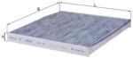 MAHLE Filtru de cabină cu carbon activ (LAK 157)