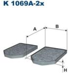 FILTRON Filtru, aer habitaclu FILTRON K 1069A-2x (K 1069A-2x) - centralcar