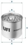 UFI filtru combustibil UFI 24.360. 00 (24.360.00) - centralcar