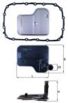 MAHLE Filtru hidraulic, cutie de viteze automata MAHLE HX 240D (HX 240D)