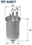 FILTRON filtru combustibil FILTRON PP 848/7 (PP 848/7) - centralcar