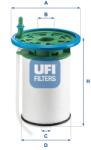 UFI filtru combustibil UFI 26.053. 00 (26.053.00) - centralcar
