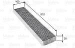 VALEO Filtru, aer habitaclu VALEO 698745 (698745)