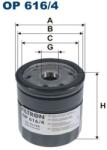 FILTRON Filtru ulei FILTRON OP 616/4 (OP 616/4) - centralcar