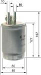 Bosch filtru combustibil BOSCH 0 450 906 357 (0 450 906 357) - centralcar