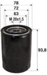 VALEO Filtru ulei VALEO 586080 (586080) - centralcar
